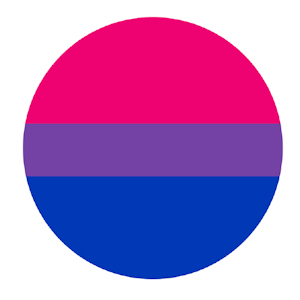 Button für Bisexuelle L