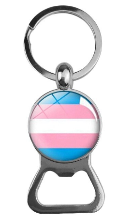 Transgender Schlüsselanhänger mit Flaschenöffner