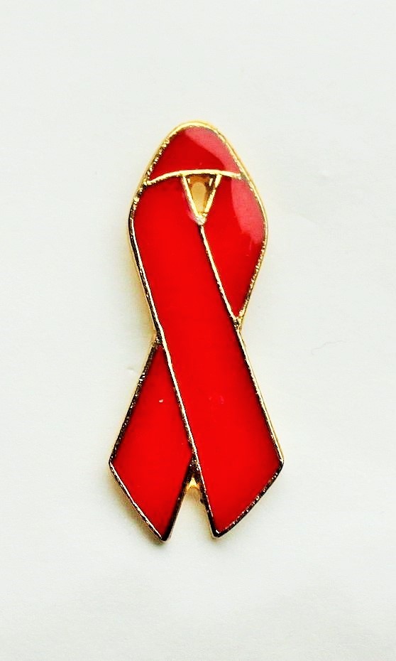 Anstecker Aids-Schleife M
