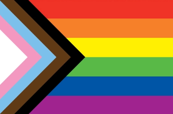 Aufkleber Regenbogen Progress Pride XS   3,5 x 5,2 cm