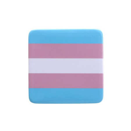 Quadratischer Transgender Button