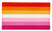 Lesben Sunset Pride - Aufnäher M, 3,8 x 6,3 cm