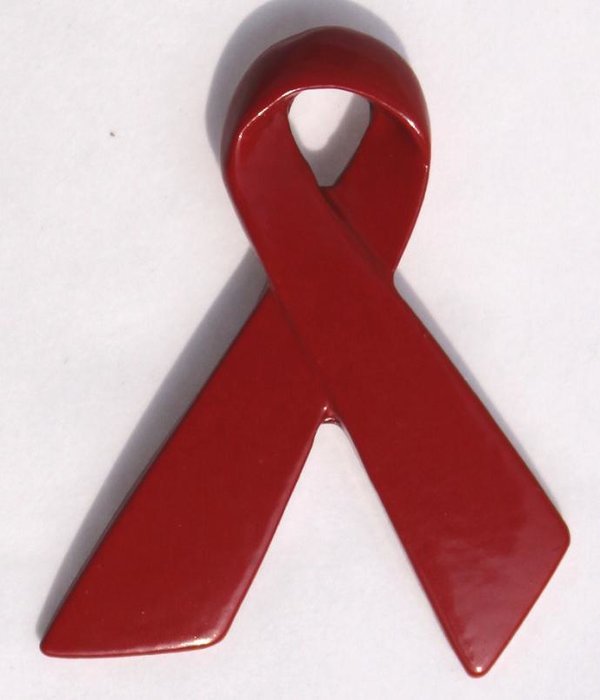 Anstecker Aids-Schleife L